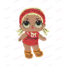 M C Swag LOL Dolls Surprise 01 Fill Embroidery Design